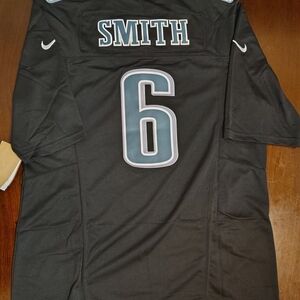 NWT DeVonta Smith Philadelphia Eagles Jersey Black Alternate Jersey Size Dri Fit